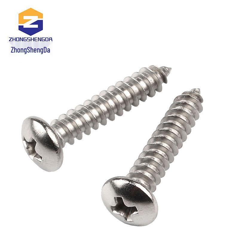 304 Stainless Steel Miniature Phillips Self-Tapping Screws, Pan Head, M1.2, M1.4, M1.7