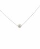 Alleun Swarovski Pearl Silver 925 Silver Necklace Choker Mini 6Mm 8Mm