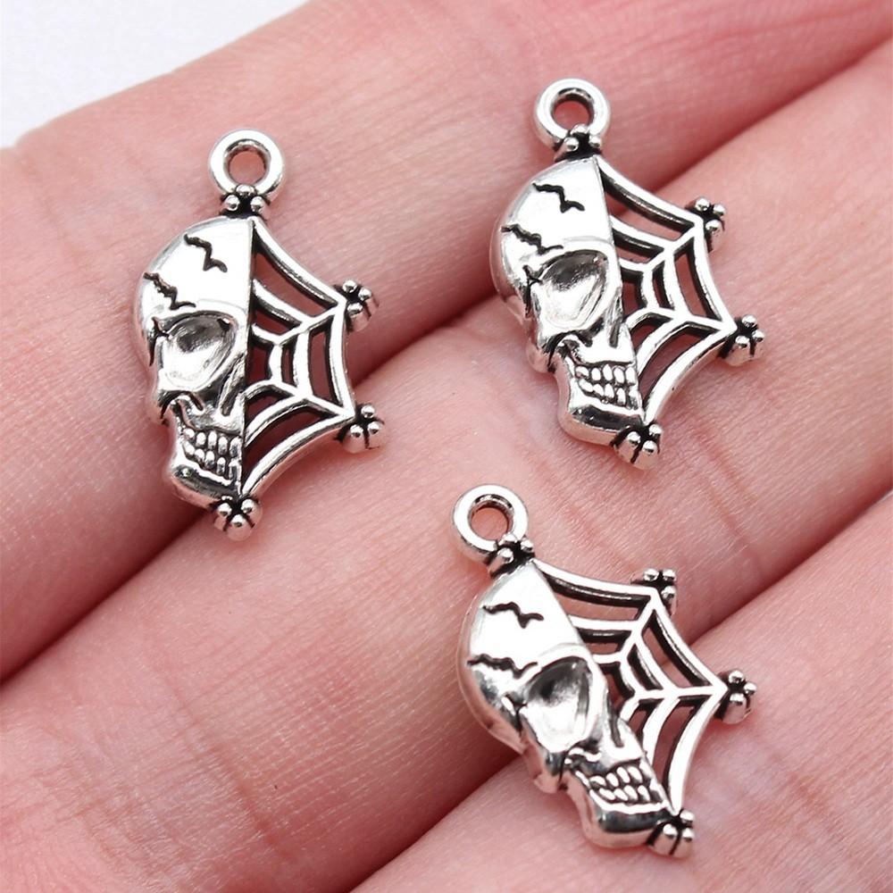 Charms Spider Halloween Bat Pendants Kids' Jewelry Materials QC119