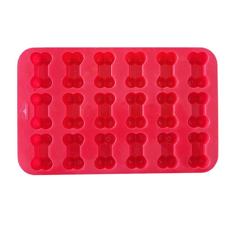 18 Cavity 3D Dog Bone Silicone Cookie Mold Chocolate Candy Ice Cake Mold For Baking Cake Decorating Tools Kitchen Baking Tool