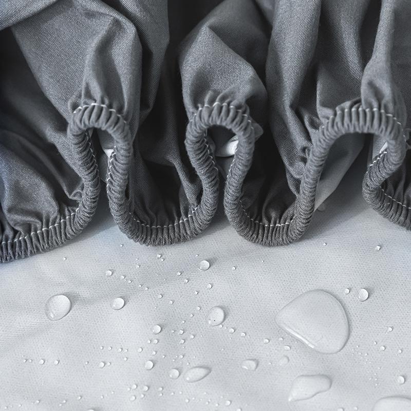 Effen Kleur Geborsteld Waterdicht Hoeslaken, Urinebestendig en Ademend Bedovertrek, TPU Stofdicht en Antislip Hotel Bedovertrek