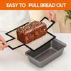 Reusable Silicone Bread Loaf Pan Liners, Non-Stick Baking Mat for Sourdough, Cake, Pastry, Easy Clean & Durable