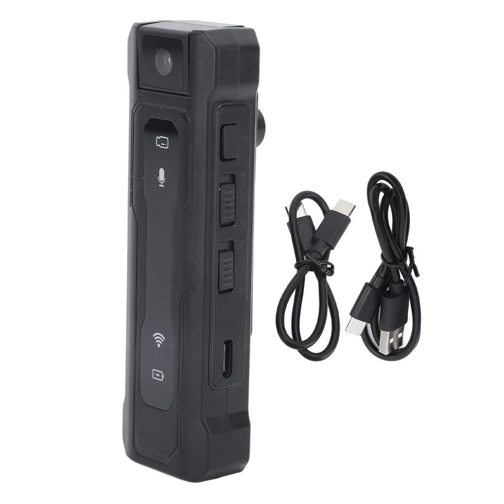 Back Clip Camera WIFI 1200mAh 1080P Motion Detection Night Vision Anti Shake 180 Degree Adjustable