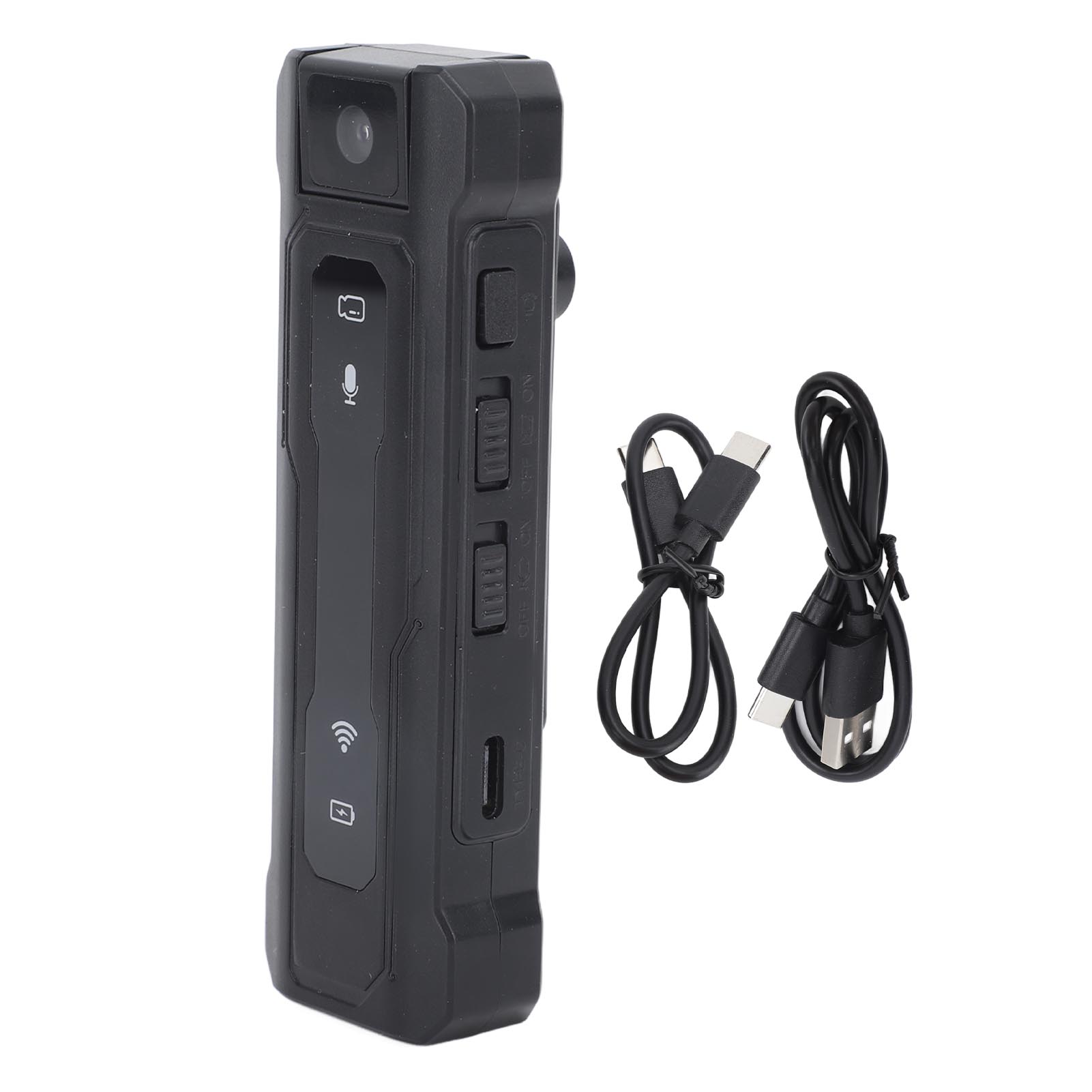 

Back Clip Camera WIFI 1200mAh 1080P Motion Detection Night Vision Anti Shake 180 Degree Adjustable