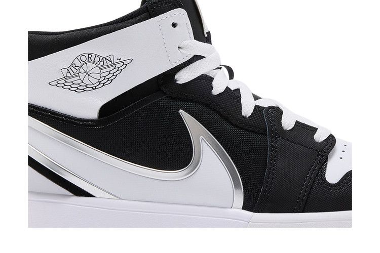 Air Jordan 1 Mid RM EasyOn GS 'Schwarz Weiß'