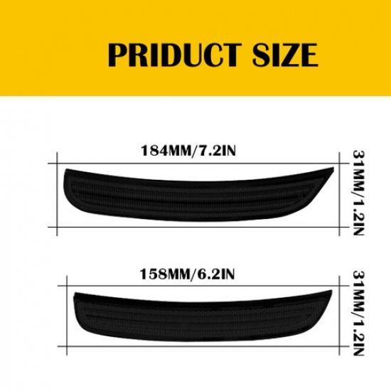 For 2015- Dodge Charger Smoked Lens Front Rear LED Marker Side Lights 4PCS