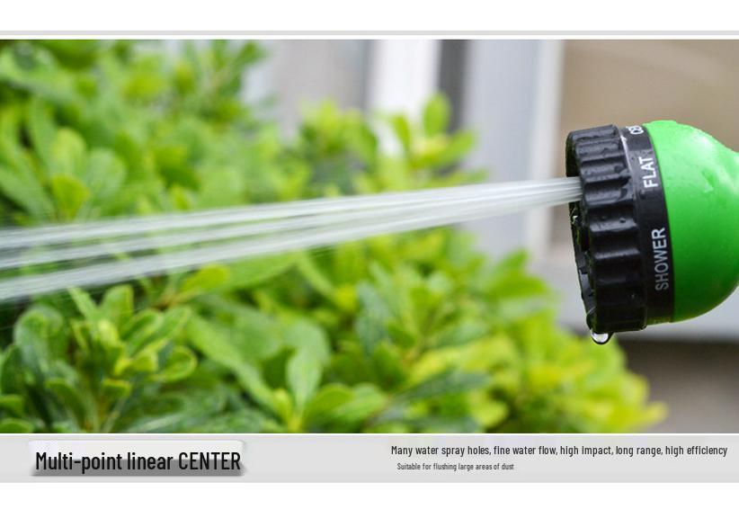 Multifunctional Plastic Garden Sprinkler Gun: Flower, Vegetable Watering & Car Wash Nozzle