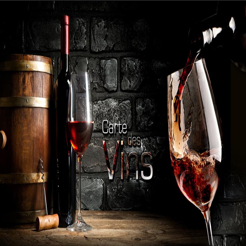 Carta da Parati 3D Personalizzata Personalità Stile Europeo Retrò Sfondo Muro di Mattoni Rosso Vino Pittura Murale Decorazione Murale Ristorante Occidentale Bar Cantina