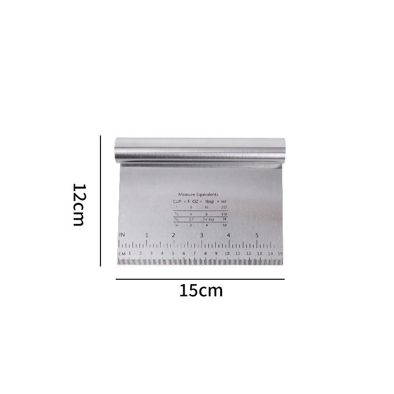 Stainless Steel Dough Scraper & Bread Cutter, DIY Dough Pastry Spatulas, Cake Scraper, Bread Baking Accessories HPMD005