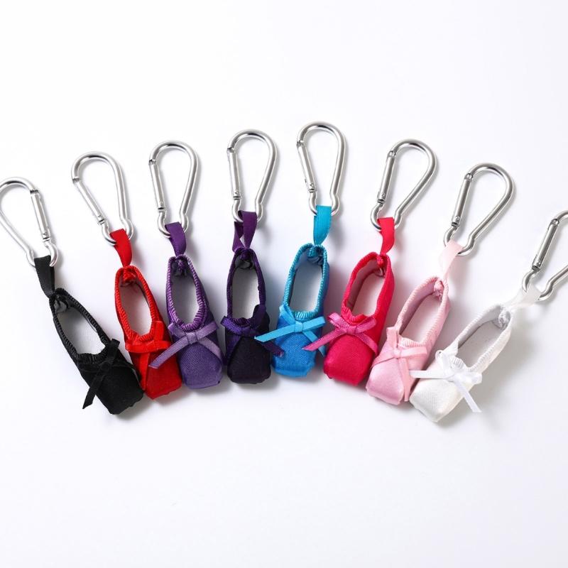 Mini Ballet Shoe Keyring Stylish Pendant Keychain Birthday Gift for Dance Lovers