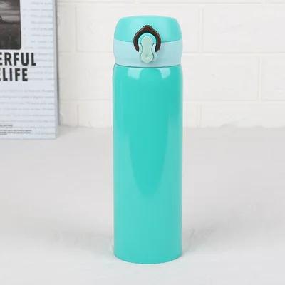 Stainless Steel Kids Vacuum Flask Portable Thermos Bottle Car Travel Mug