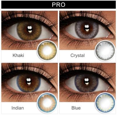 Farbige Kontaktlinsen, Kosmetika, blaue Farblinse für Augen, natürliche Schönheit, Schüler, 1 Paar weiche Jahreskontaktlinsen