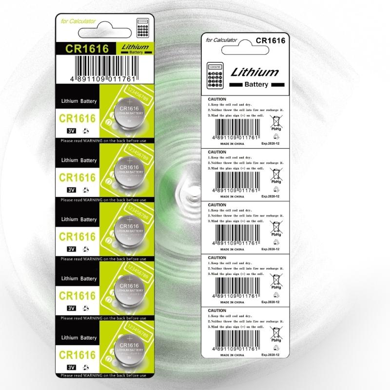 10/5Pcs CR1616 Button Cell Batteries High Performances 3V Power for Electronics Toys and Remote Controls Watches