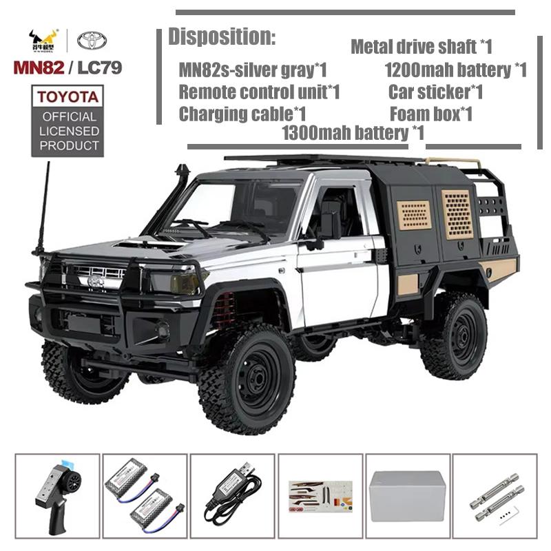 MN82 MN82 Pro Remote Controlled Climbing Off-road Vehicle 1:12 Full scale 4WD For Toyota LC79 Simulation RC Model Toy Rc Car