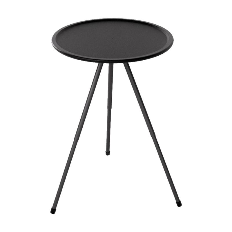 Round Foldable Outdoor Table Desk Water Resistant For Traveler Anglers Hiking Camping Barbecue Trip Adventure Gear