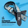 Mandala Blue Jacquard Guitar Hope Jacquard Blue Mandala Perri's TWS-6806 Strap,