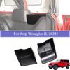 Rear Trunk Side Storage Box Organizer Tray for Jeep Wrangler JL Sahara 4-door 2024 2025 Interior Car Parts Accessories Tidying