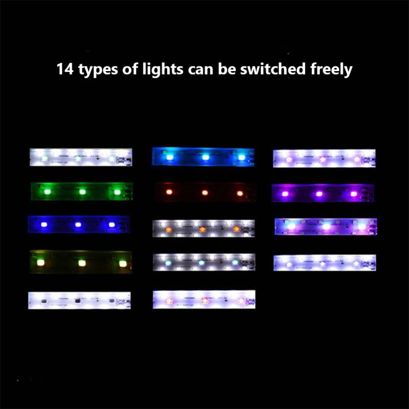 Clip On Aquarium Light, 8W Waterproof Dimmable USB Lamp With Memory Function, Fish Tank Full