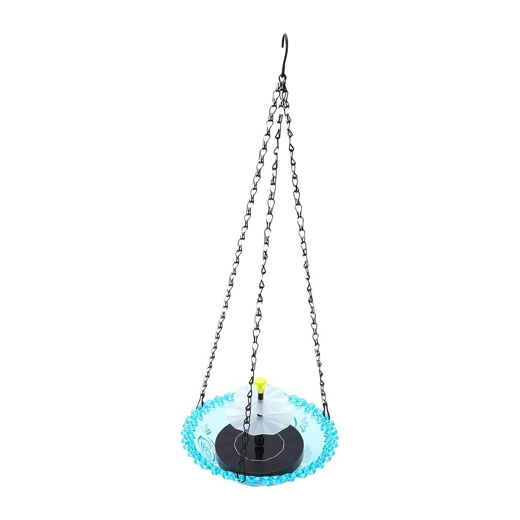 Hanging Bird Bath Fountain Solar Powered Hanging Bird Fountain for Garden Outdoor