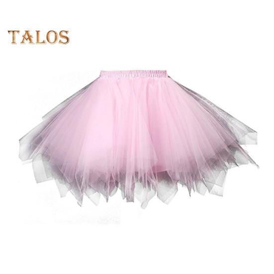 

Женская юбка из тюля 1950-х годов, винтажная балетная пачка для взрослых, пышная юбка-пачка для принцессы, нижняя юбка, танцевальное платье для косплея, вечеринки, карнавала розовый