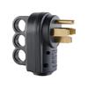 50 Ampere männlicher Wohnmobilstecker NEMA 14-50P Langlebiger elektrischer Stromstecker Nylon Strom