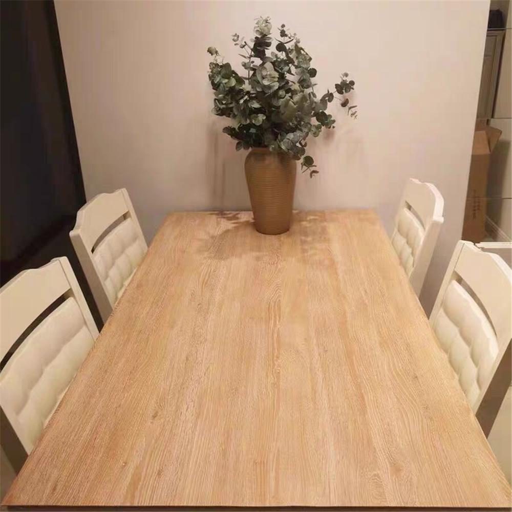 PVC Waterproof Self Adhesive Wallpaper Wall in Rolls Furniture Cabinets Vinyl Decorative Film Wood Grain Stickers For Home Decor