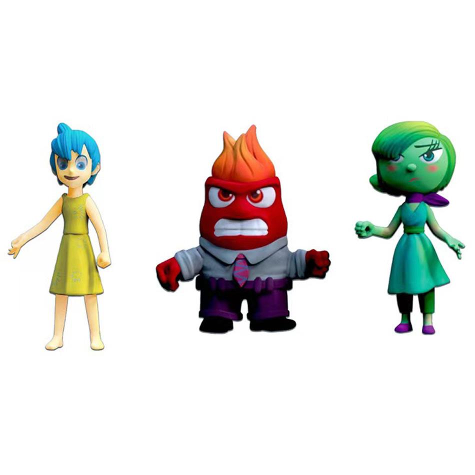 6Pcs/Set Inside Out Kids Toy Action Figure Sadness Joy Anger Action Doll Toy Cake Decorative Desk Ornament Kid Birthday Gift