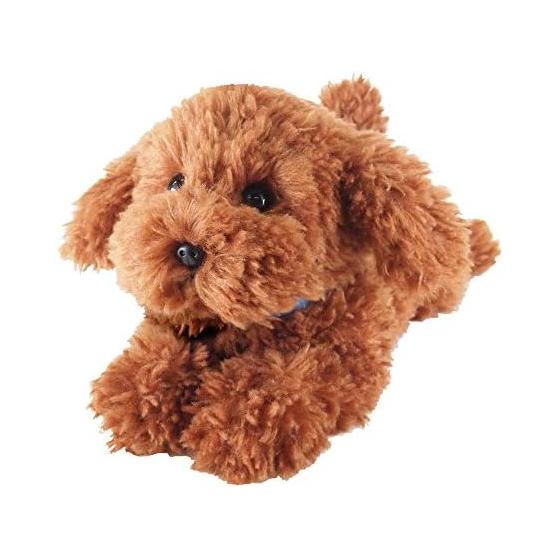 Knee Wanko Toy Poodle Brown Stuffed Toy S P-3032
