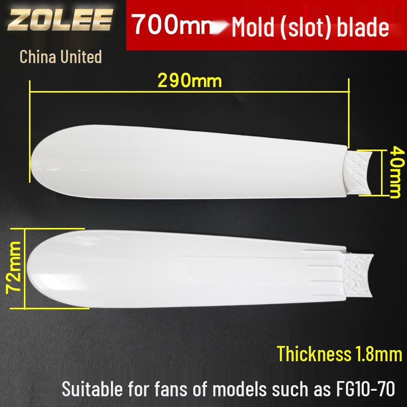 Compact Ceiling Fan with 400-1050mm Blades and Clip Attachment