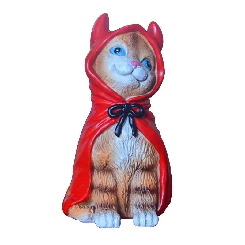 Halloween Cat Statue Home Decorations Halloween Cat Statue Resin Crafts Funny Desk Halloween Christmas Ornament Decoration Craft