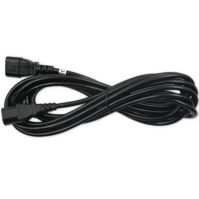 Qoltec Kabel Przedłużający Zasilający Iec C13/C14 | 3X1.00Mm² | 5M