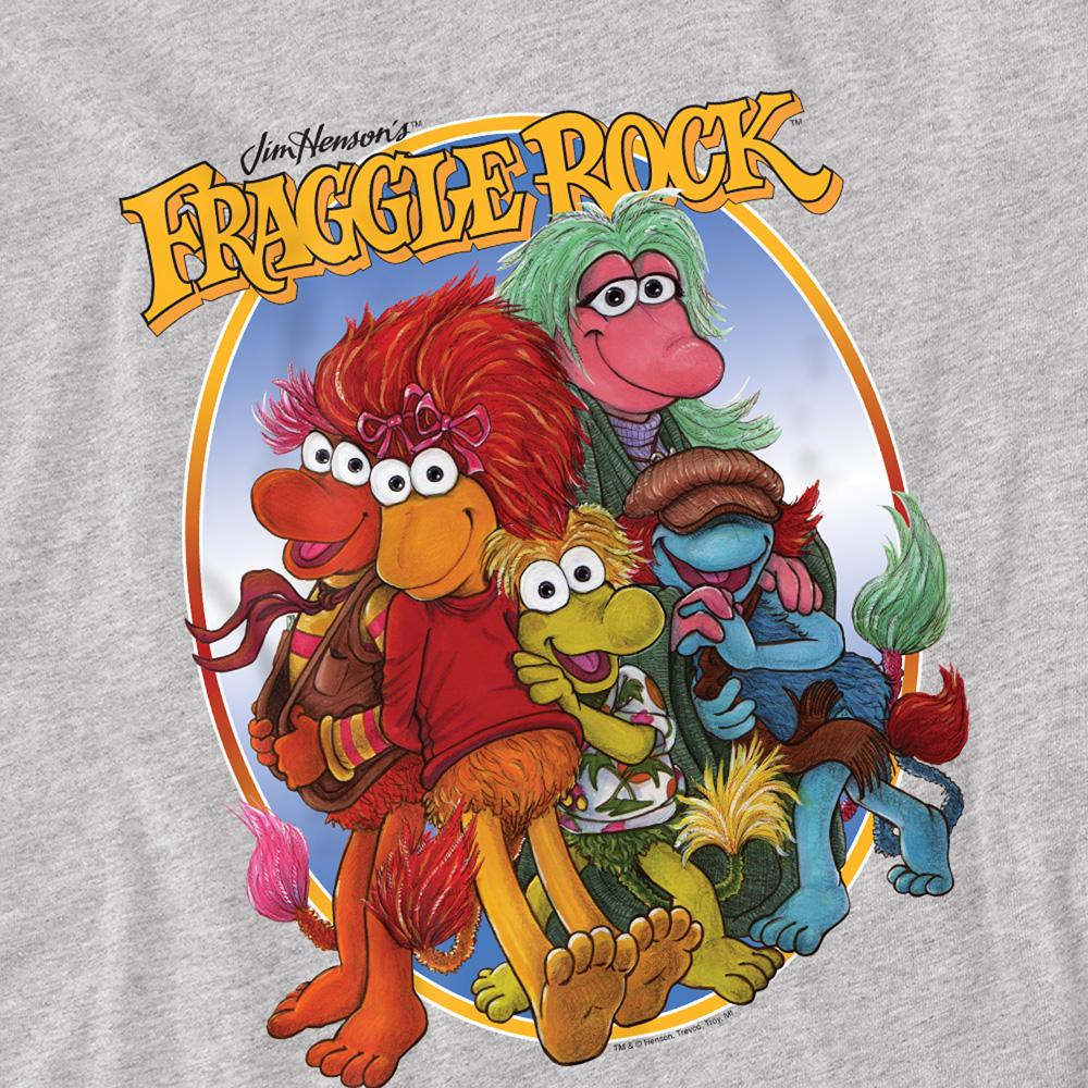 Fraggle Rock Unisex Adult Group Hug Heather T-Shirt