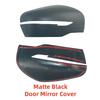 For Nissan Rogue Sport Qashqai X-Trail 2015 2016 2017 2018  Car Carbon  Accessories Side Door Mirror Covers Trim Paste Style