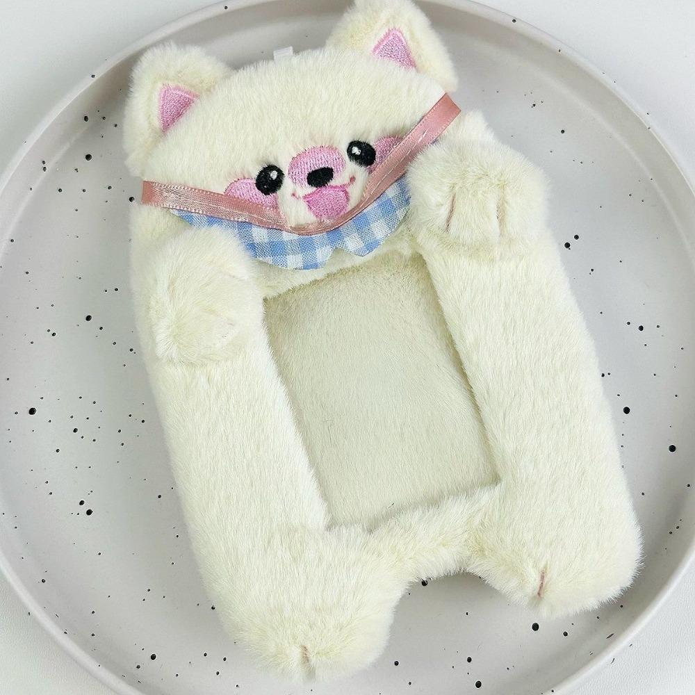 Christmas Tree Card Protective Sleeve Hamburger Puppy Bus Card Holder Cute ID Card Cover Student