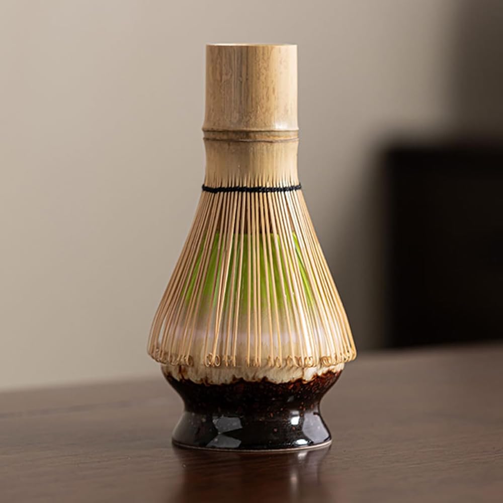Matcha House 7-Piece Matcha Tea Set with Bowl, Whisk, Scoop, and Frother for Traditional Japanese Tea Ceremony