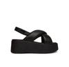 Padded Strap Wedge Sandals