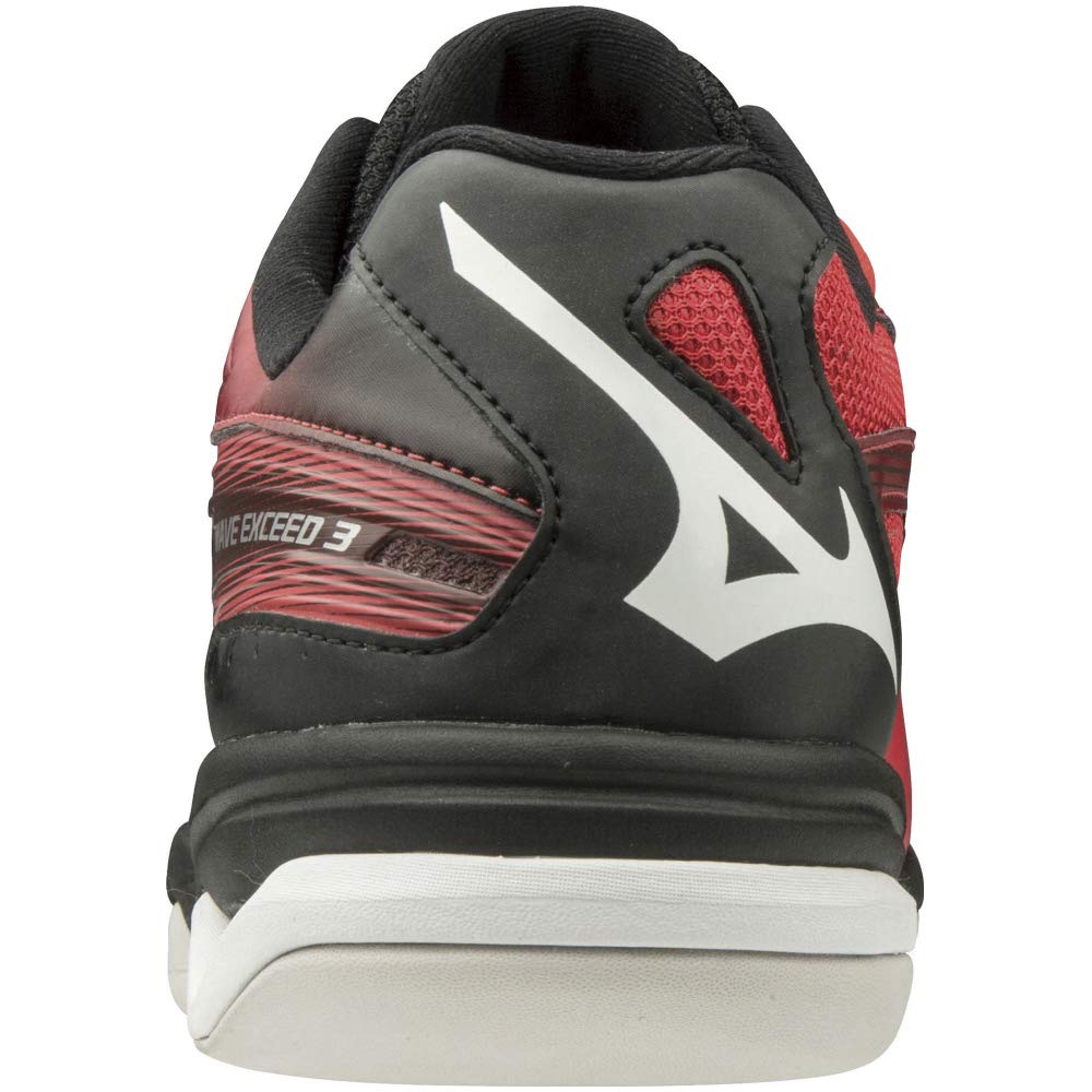 Tennis Shoes Wave Exceed 3 WIDE CS Red X White X Black Cm 3E [Mizuno] 22.5