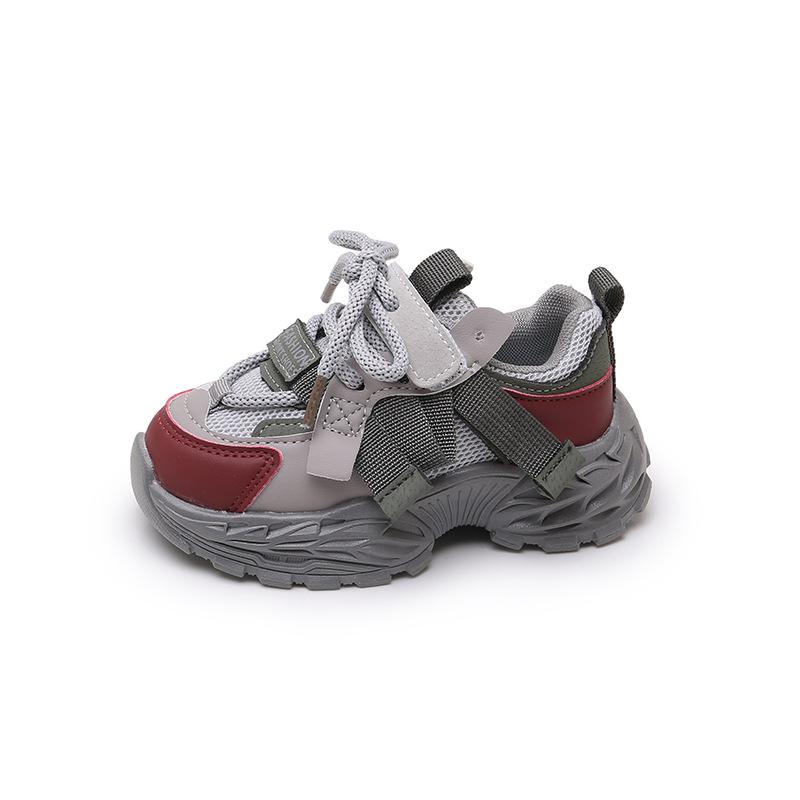 Children's sports shoes 2025 spring and autumn new boys' shoes girls' dad shoes baby soft-soled children's breathable mesh shoes