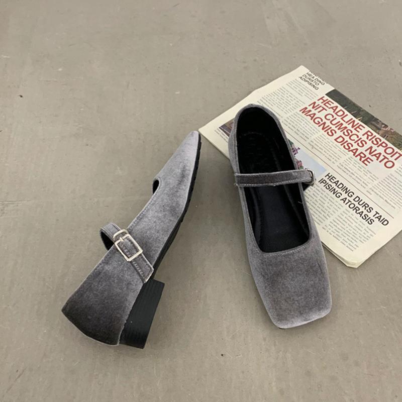 Fashion SUOJIALUN 2025 Spring New Women Flat Shoes Square Toe Shallow Buckle Ladies Elegant Sole Ballte Shoes Casual Loafers Shoes