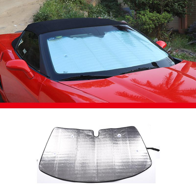 

Car Front Windshield Full window glass Sun Protection Parasol For Chevrolet Corvette C6 2005-2013 Car Accessories