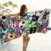 D-Dandy's World Characters Beach Towel Quick Dry Microfiber Soft Absorbent Beach Towel For Kids Pool Beach Camping Travel