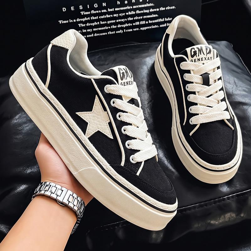 New Men's Classic Four Seasons Fashion Low Top Skateboarding Shoes Comfortable Soft Sole Sneakers