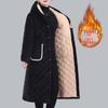 Women's Winter Warm Cotton Coat and Over-the-Knee Casual Robe