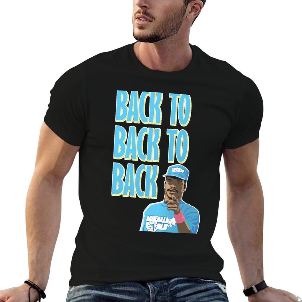 Back To Back To Back T-Shirt Basic Solid Tee for Daily Use