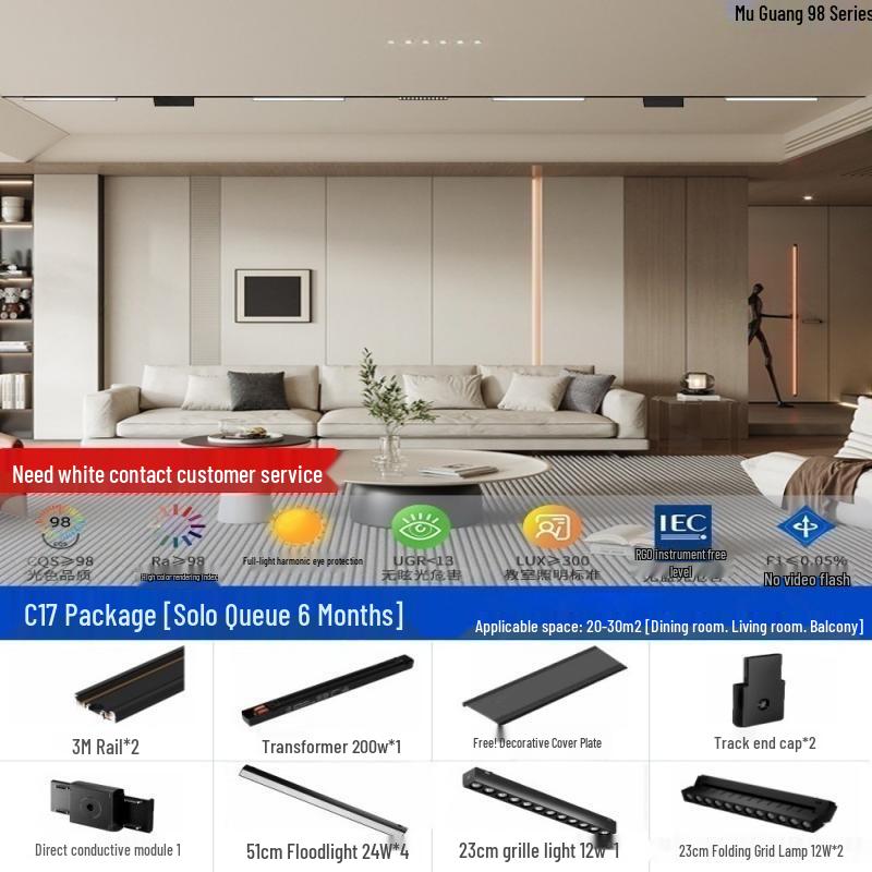 OEING Smart Ultra-Thin Magnetic Track Light