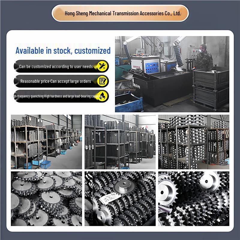 Зірочка сталева плоска 16А 1 дюйм, 45 сталь, доступна з 10-30 зубами (Варіанти: 20/21/22/23/24/25/26/27/28/29/30).