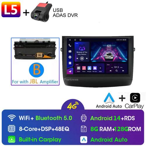 9''Android 14 Car Radio for Toyota Prius 20 2003-2009 GPS Head Unit Car Radio Multimedia Video Player Wifi 8+128G Carplay