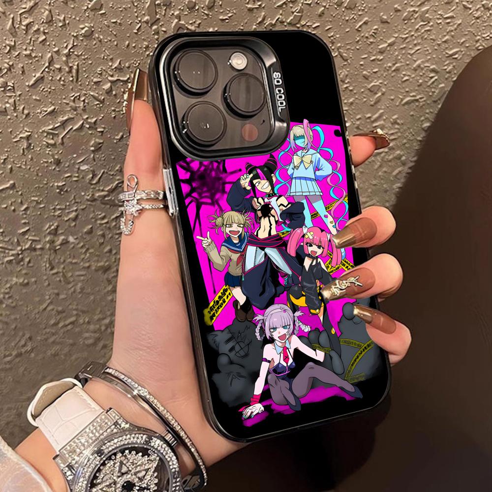 Gang of Stupid Girls Phone Case for iPhone 16 15 14 13 12 11 X XR XS 8 7 Pro Max Plus Translucent Colour Protective Pretty Cover