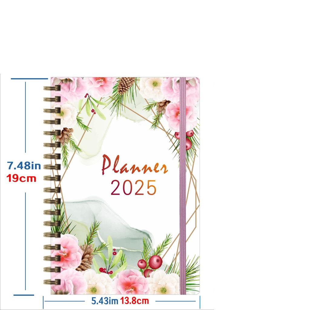 2026 2025 2024 A5 Selfcare Custom Simplified to Do List Notebook Weekly Daily Journal Undated Spiral Planner