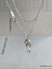 Korean White Copper Plated Seahorse Clavicle Chain Necklace